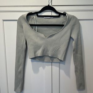 Zara cropped sweater